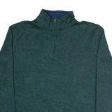 NAUTICA Mens Fleece Green 1/4 Zip XL