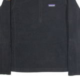 PATAGONIA Womens Fleece Black 1/2 Zip L
