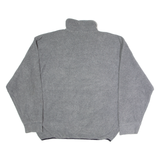 NAUTICA Mens Fleece Grey 1/4 Zip 2XL