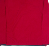 NAUTICA Mens Fleece Red 1/4 Zip XL