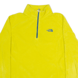 THE NORTH FACE Womens Fleece Green 1/4 Zip M