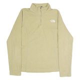 THE NORTH FACE Womens Fleece Green 1/4 Zip S