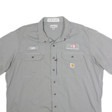 CARHARTT R&S Erection 'Caleb' Mens Worker Shirt Grey 90s 2XL