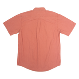 LL BEAN Mens Plain Shirt Red 90s M