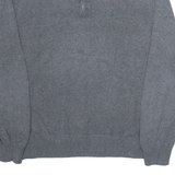 NAUTICA Womens Jumper Grey 1/4 Zip Tight Knit XL