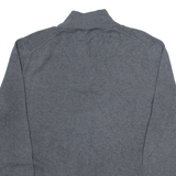 NAUTICA Womens Jumper Grey 1/4 Zip Tight Knit XL