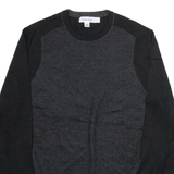 CALVIN KLEIN Mens Jumper Black Tight Knit M