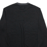 CALVIN KLEIN Mens Jumper Black Tight Knit M