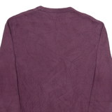 CHAPS Mens Jumper Purple Tight Knit S