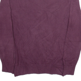 CHAPS Mens Jumper Purple Tight Knit S