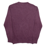 CHAPS Mens Jumper Purple Tight Knit S