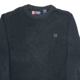 CHAMPION Mens Jumper Black Tight Knit M