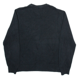 CHAMPION Mens Jumper Black Tight Knit M