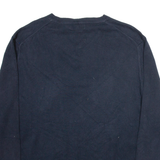 NAUTICA Mens Jumper Blue V-Neck Tight Knit XL