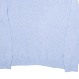 TOMMY HILFIGER Mens Jumper Blue V-Neck Tight Knit L