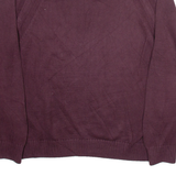 TOMMY HILFIGER Mens Jumper Maroon Tight Knit L