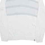 CALVIN KLEIN Mens Jumper Grey V-Neck Tight Knit M