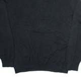 CALVIN KLEIN Mens Jumper Grey V-Neck Tight Knit L