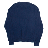 POLO RALPH LAUREN Womens Jumper Blue Tight Knit L