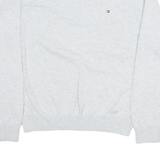 TOMMY HILFIGER Womens Jumper Grey Tight Knit S