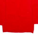 TOMMY HILFIGER Womens Cardigan Red Button Neck Tight Knit Wool S