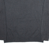 TOMMY HILFIGER Mens Patterned Jumper Grey Argyle V-Neck Tight Knit XL