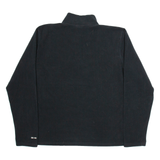 THE NORTH FACE Womens Fleece Black 1/4 Zip Tight Knit XL