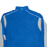 NFL Colts Mens Fleece Blue 1/4 Zip Tight Knit XL