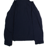 COLUMBIA Womens Rain Jacket Blue Nylon Hooded XL