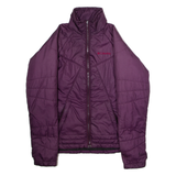 COLUMBIA Womens Puffer Jacket Maroon XS