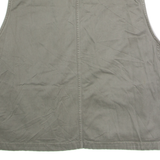 DULUTH TRADING CO Utility Mens Gilet Grey Twill 90s 2XL