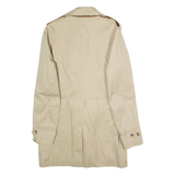 SANDRO Mens Trench Coat Beige Twill S