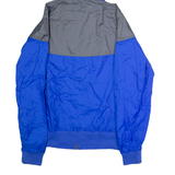 NIKE Nueva Mens Windbreaker Jacket Blue USA Hooded Colourblock M