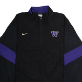 NIKE University Of Washington Huskies Mens Pullover Jacket Black XL