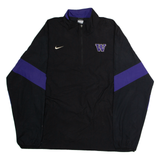 NIKE University Of Washington Huskies Mens Pullover Jacket Black XL