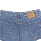LEVI'S Cut Off 501 Womens Denim Shorts Blue M W34