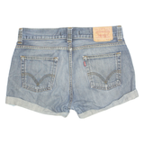 LEVI'S Turn Up 506 Womens Denim Shorts Blue M W34