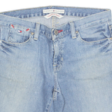 TOMMY HILFIGER Cut Off Womens Denim Shorts Blue S W28