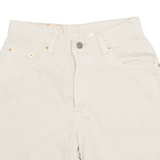LEVI'S 511 Mens Denim Shorts Beige 90s S W27