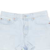 LEVI'S Cut Off Womens Denim Shorts Blue S W28