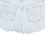 LEVI'S Cut Off 501 Womens Denim Shorts Blue M W33