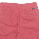 CHAPS Mens Chino Shorts Red 90s M W33