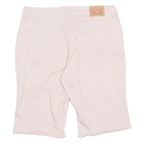 LEVI'S Stretch Denim Womens Chino Shorts Pink M W30