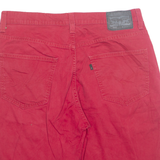 LEVI'S 569 Mens Chino Shorts Red 90s XL W35