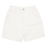 LEE Denim Womens Chino Shorts Cream L W31