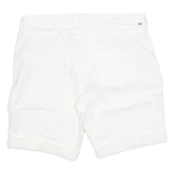 TOMMY HILFIGER Turn Up Womens Denim Shorts White L W34