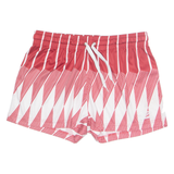 UMBRO Pro Training Mens Sports Shorts Red Relaxed Crazy Pattern M W30