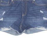 SEVEN 7 Cut Off Womens Denim Shorts Blue M W34
