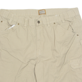 SCHMIDT Carpenter Mens Workwear Shorts Beige 90s L W38