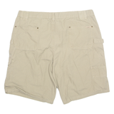 SCHMIDT Carpenter Mens Workwear Shorts Beige 90s L W38